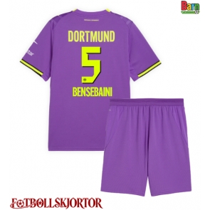Borussia Dortmund Ramy Bensebaini #5 Tredje Kläder Barn 2026-27 Kortärmad (+ Korta byxor)